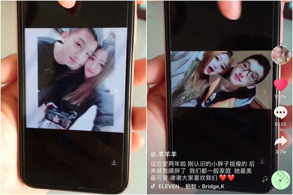 帥男甜曬「體重破百肥女友」被酸民罵翻！他貼出「2年前女友甜美瘦照」霸氣喊：我養胖的！