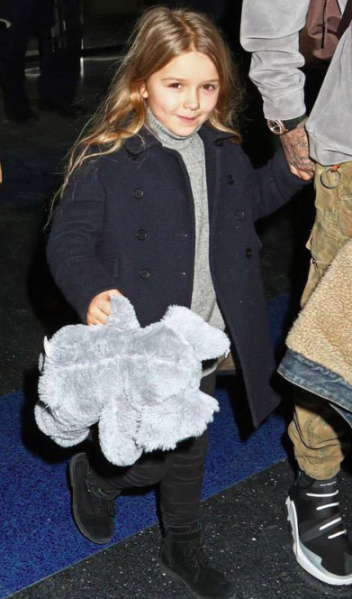 貝克漢女兒從小被笑「胖得像一顆球」，6歲的她「長大變長髮公主」甜美近照打臉酸民！