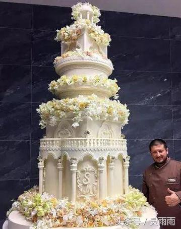 富二代大手筆「花500萬做結婚蛋糕」被酸錢太多，沒想到蛋糕一推出來，全場被「美到目瞪口呆」！