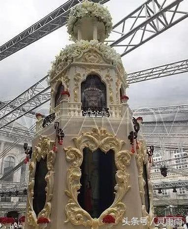 富二代大手筆「花500萬做結婚蛋糕」被酸錢太多，沒想到蛋糕一推出來，全場被「美到目瞪口呆」！