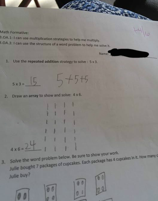 小學生算數寫「5×3=15」卻被打錯扣分！媽媽氣得找老師理論...發現老師竟然是對的？！