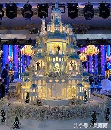 富二代花了「500萬做結婚蛋糕」，被眾人罵奢侈！但蛋糕一推出來，全場被「美到目瞪口呆」！