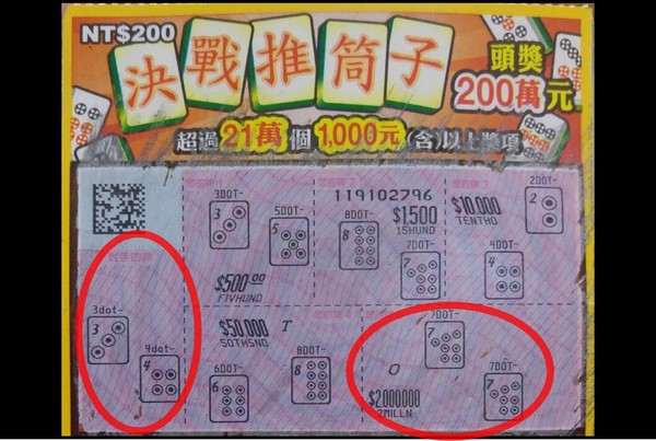 他買刮刮樂「刮中200萬大獎」興奮PO文炫耀，沒想到網友「點破真相」讓他瞬間發財夢碎！