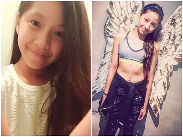 13歲歐陽娣娣「曬比基尼辣照」秀S曲線轉大人　姐姐受訪說溜嘴：「她會最早結婚當人妻！」