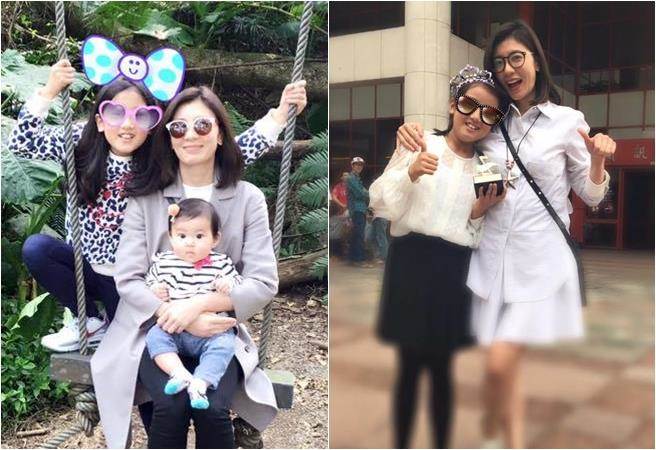 賈靜雯終於公開「梧桐妹正面照」不甩前夫協議！媽媽基因超強「跟咘咘根本是雙胞胎」