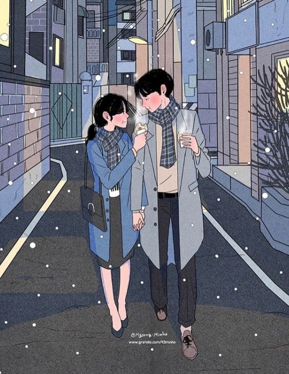 插畫家畫出「超甜蜜情侶日常」狂吸22萬粉絲　本尊曝光「是高帥歐巴」網暴動：女友也超正！