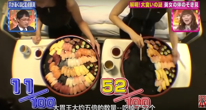 大胃王挑戰吃下「約4公斤的100個壽司」　沒想到吃完後她「身體變化」讓醫生都不敢相信