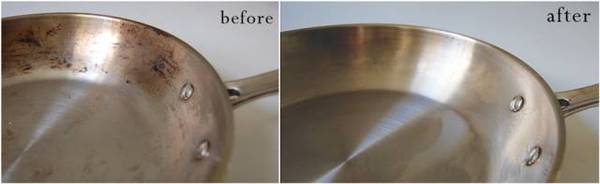 洗碗精裡加1點，鐵鍋黑印全沒了，家家戶戶都會用到的！