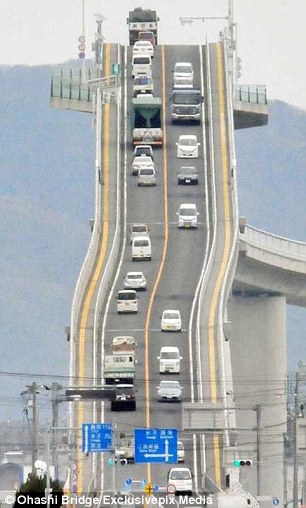 你敢開上去嗎？超狂大橋「陡坡比雲霄飛車恐怖」　上橋後「絕佳美景映入眼簾」跟天公借膽也要去