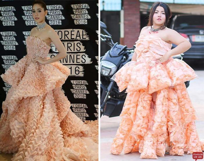 泰國網紅「超低成本Cosplay」爆紅全球！只用青菜＋鍋子「完美變身范冰冰」讓網友跪了