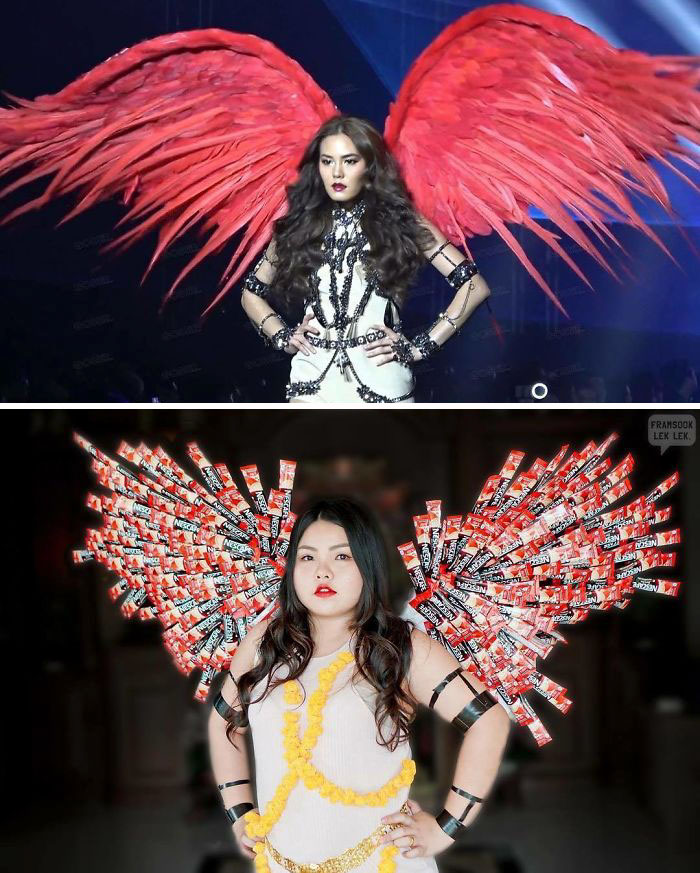 泰國網紅「超低成本Cosplay」爆紅全球！只用青菜＋鍋子「完美變身范冰冰」讓網友跪了