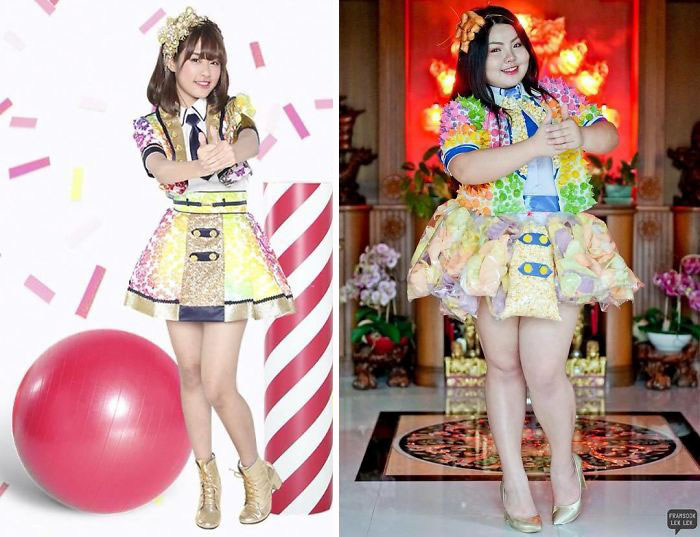 泰國網紅「超低成本Cosplay」爆紅全球！只用青菜＋鍋子「完美變身范冰冰」讓網友跪了