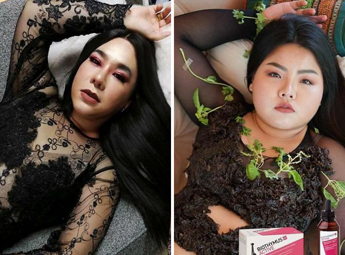 泰國網紅「超低成本Cosplay」爆紅全球！只用青菜＋鍋子「完美變身范冰冰」讓網友跪了