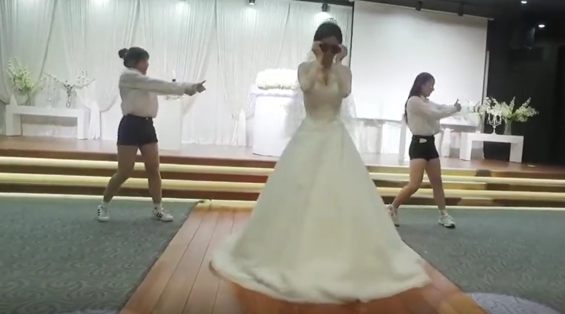 地表最嗨電音婚禮！超動感新娘「大秀舞技」　下秒放出大絕招全場熱血沸騰 