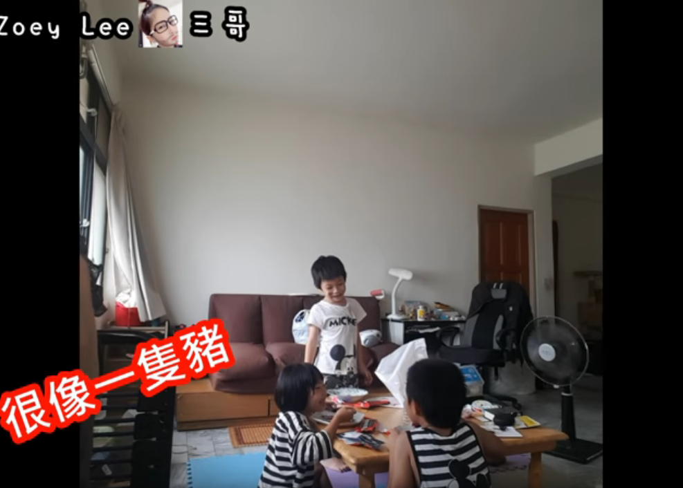 媽媽不在家！3姊弟狂講壞話「媽媽像一隻豬」   姑姑冷回「我在錄影」瞬間安靜 ：回家完蛋了
