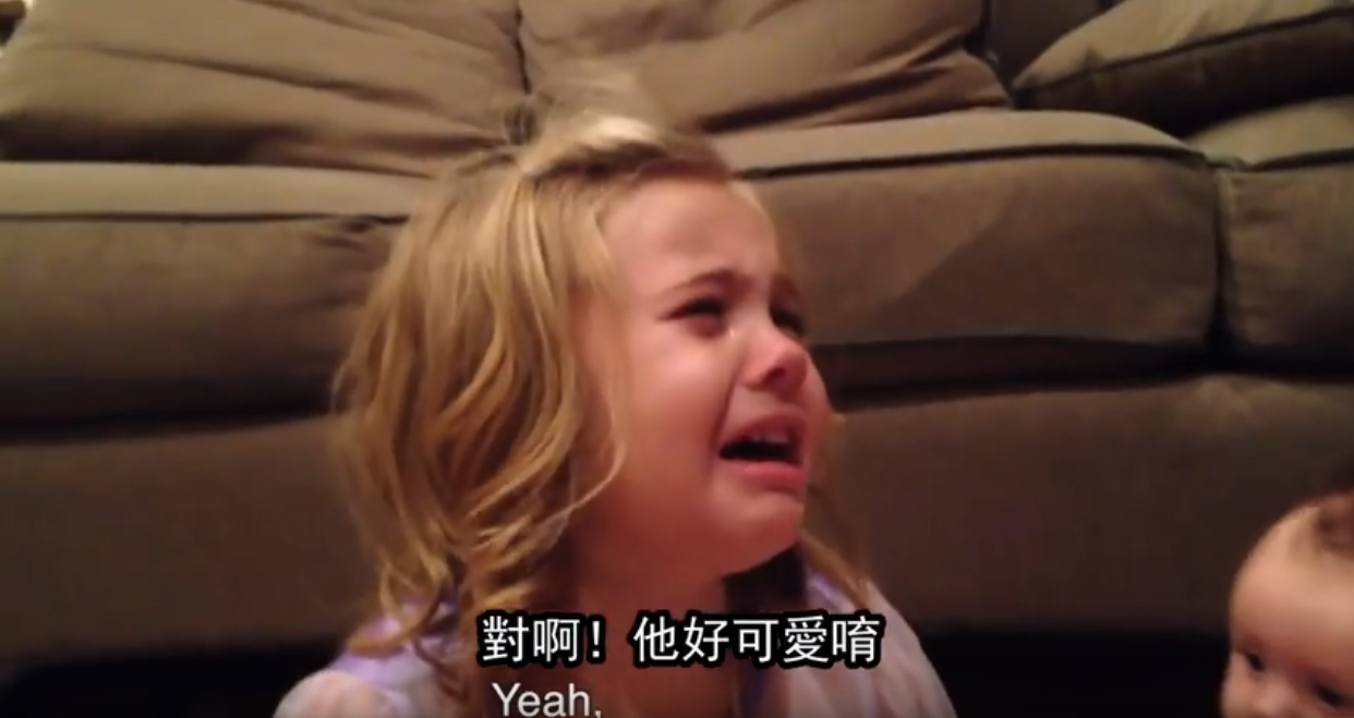 我不要他長大啦！弟弟「長太可愛」姐姐崩潰大哭   突然「弟弟超暖回應」姐姐再度失控