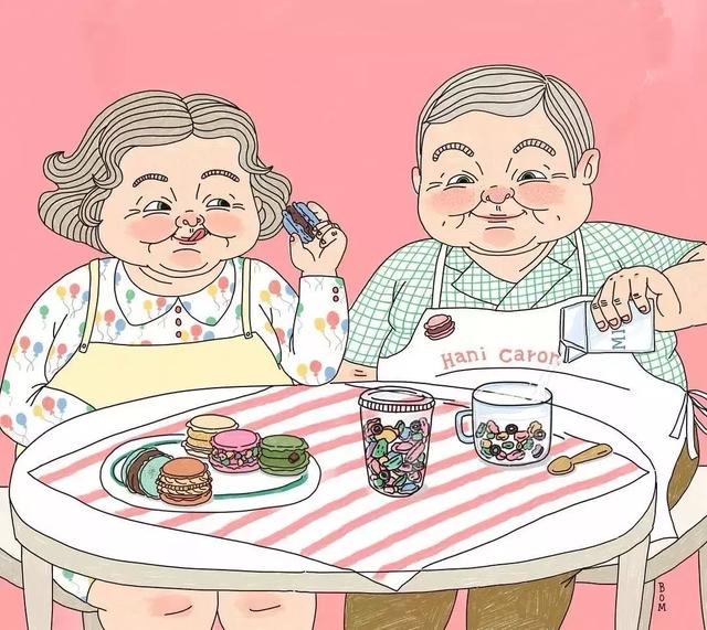 愛情的插畫：即使80歲了你就是我「最熱愛的全世界」，在溫柔的日常中擁有彼此