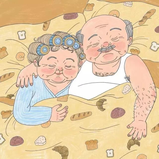 愛情的插畫：即使80歲了你就是我「最熱愛的全世界」，在溫柔的日常中擁有彼此