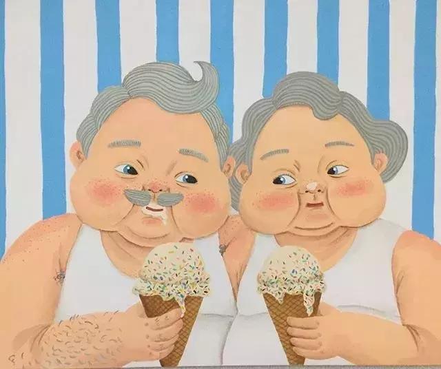 愛情的插畫：即使80歲了你就是我「最熱愛的全世界」，在溫柔的日常中擁有彼此