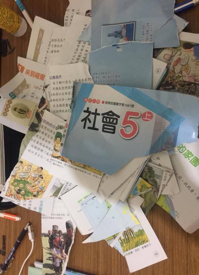 台灣最悍老爸！他不滿兒子作業太多　霸氣「把課本全撕爛」：我不care成績！