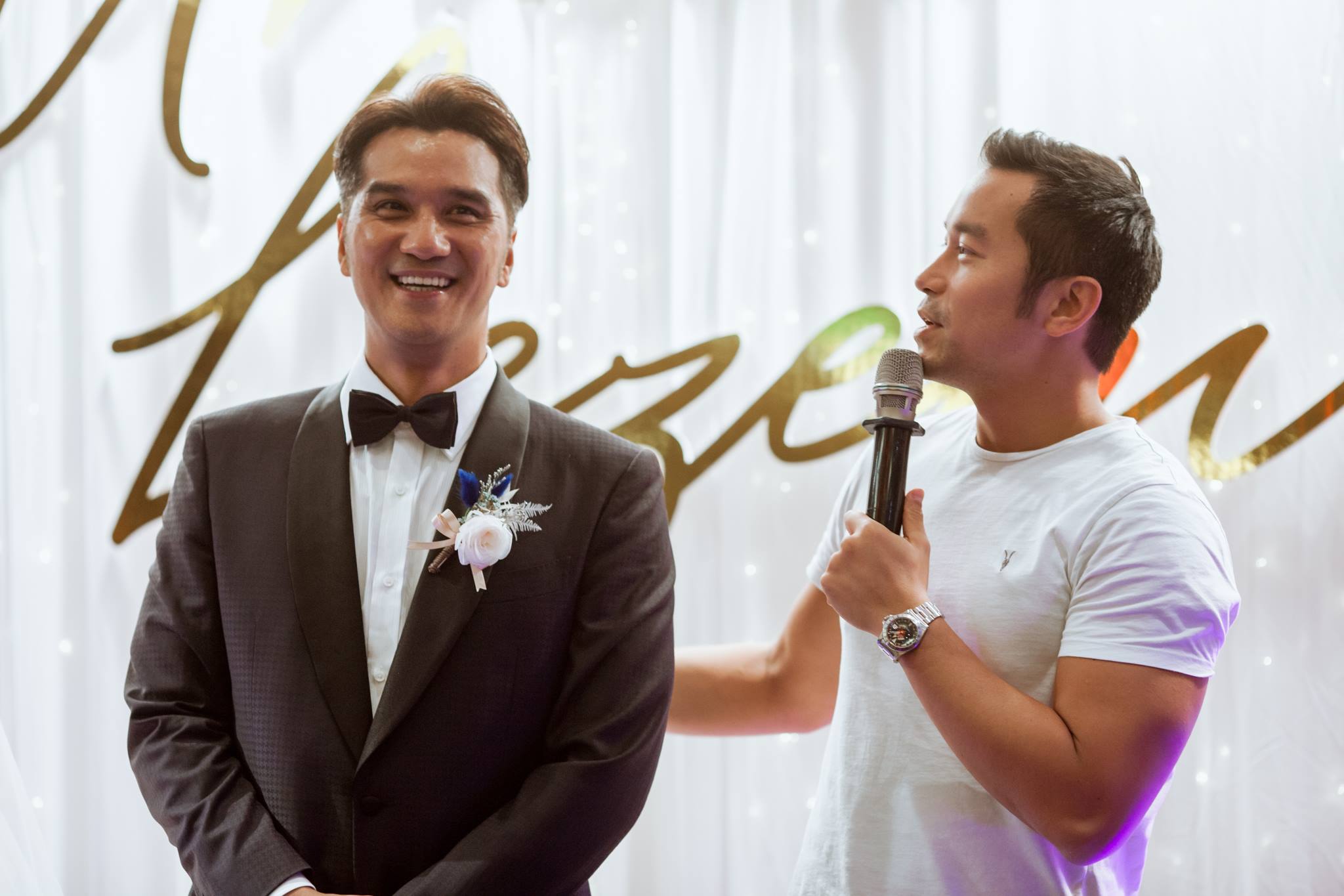 馬志翔婚禮甜喊3次：我願意！魯凱新娘「傳統禮服」美翻　媽媽穿得像富察皇后更猛