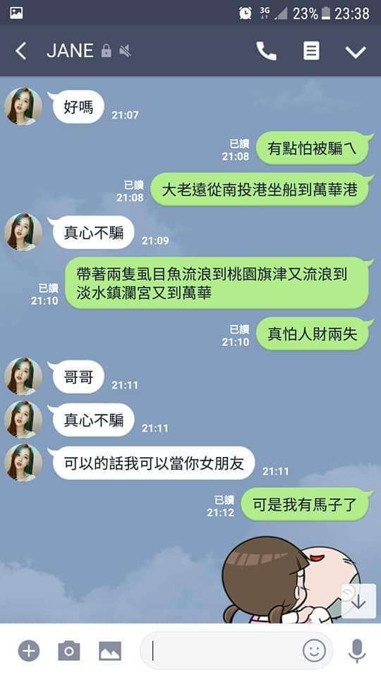 神展開！遇到「陌生正妹加LINE」他狂聊3天　最後反騙500元惹毛對方：你GG爛掉