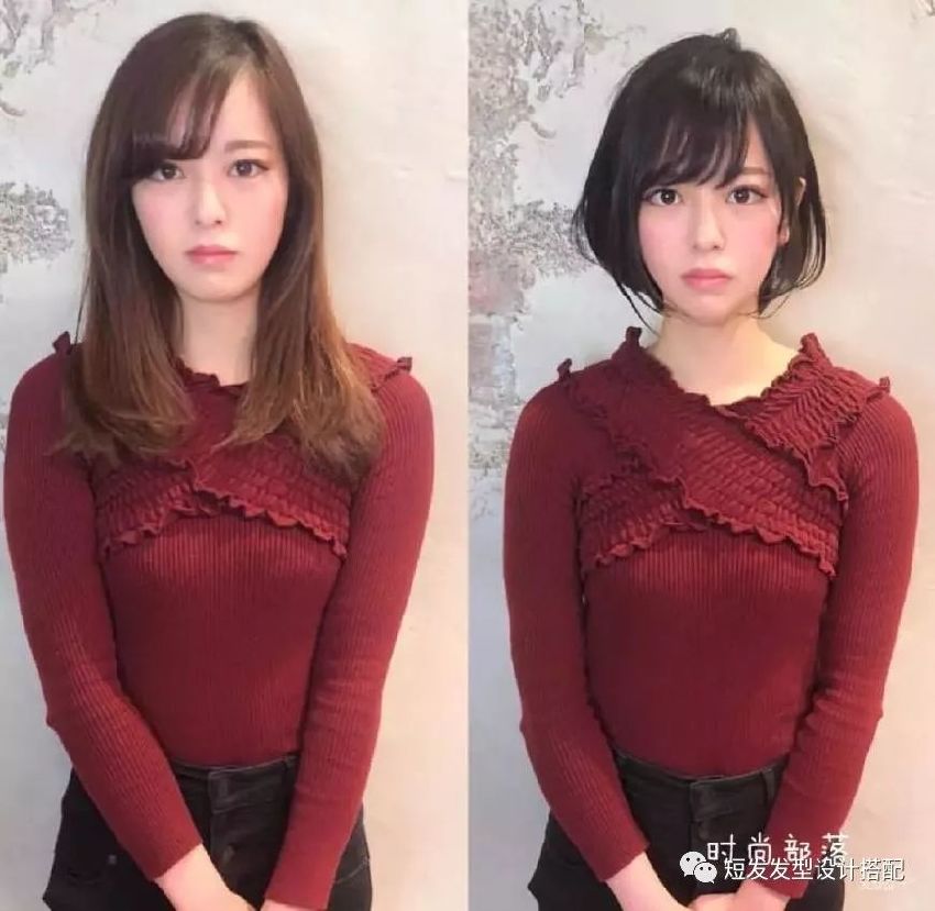 整形不如換髮型！30組「前後髮型對比照」：11簡直換一個人