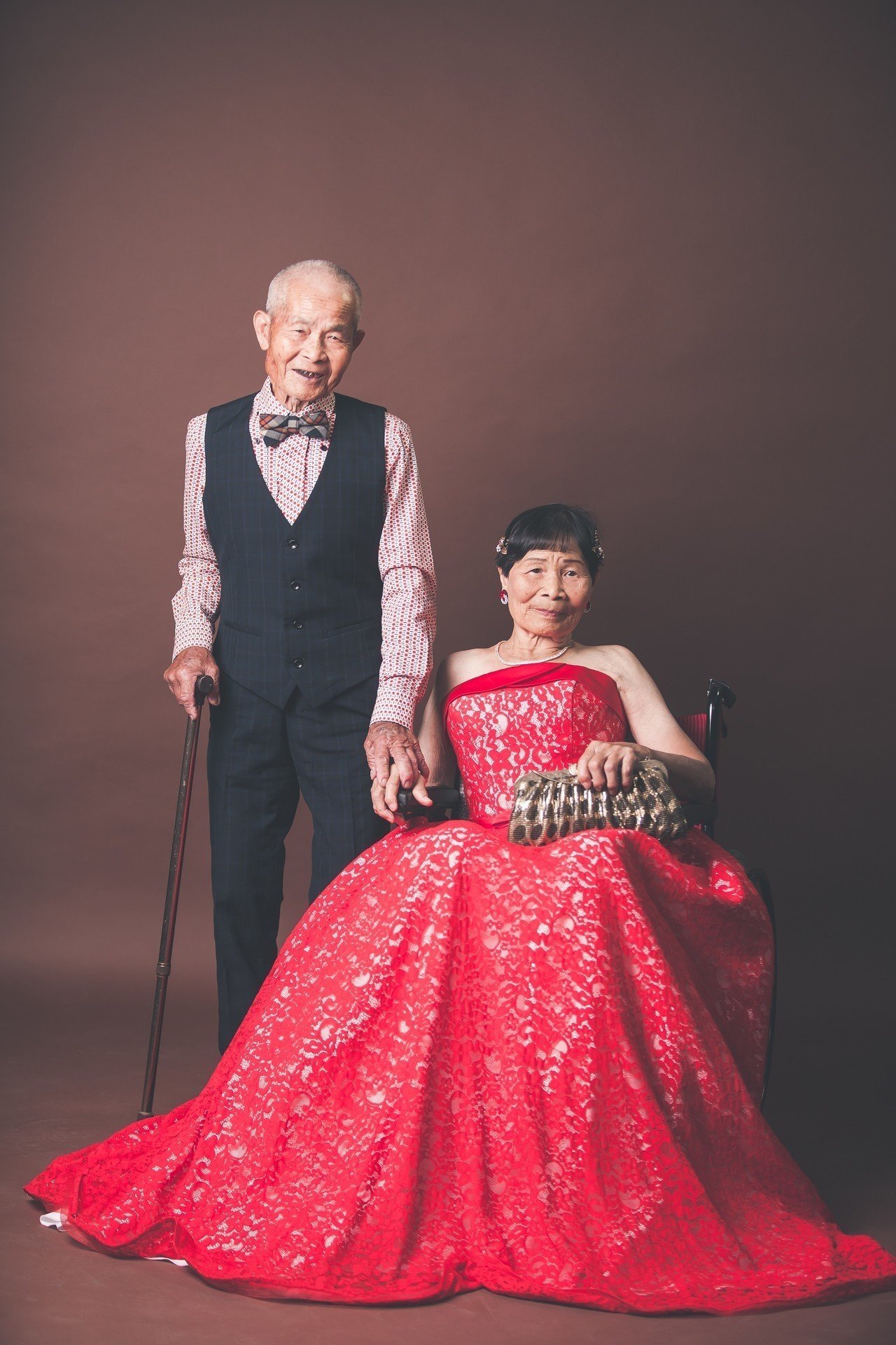 當年沒錢拍的婚紗照! 80歲老夫妻得以圓60年夢 看著愛妻他紅了眼眶:溫某真水