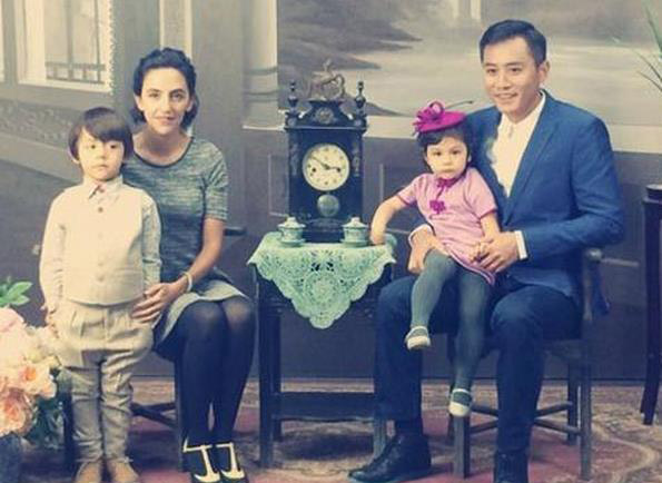 金馬獎影帝劉燁的「法國妻子」背景不簡單　「混血兒女」萌到搶過老爸鋒頭！