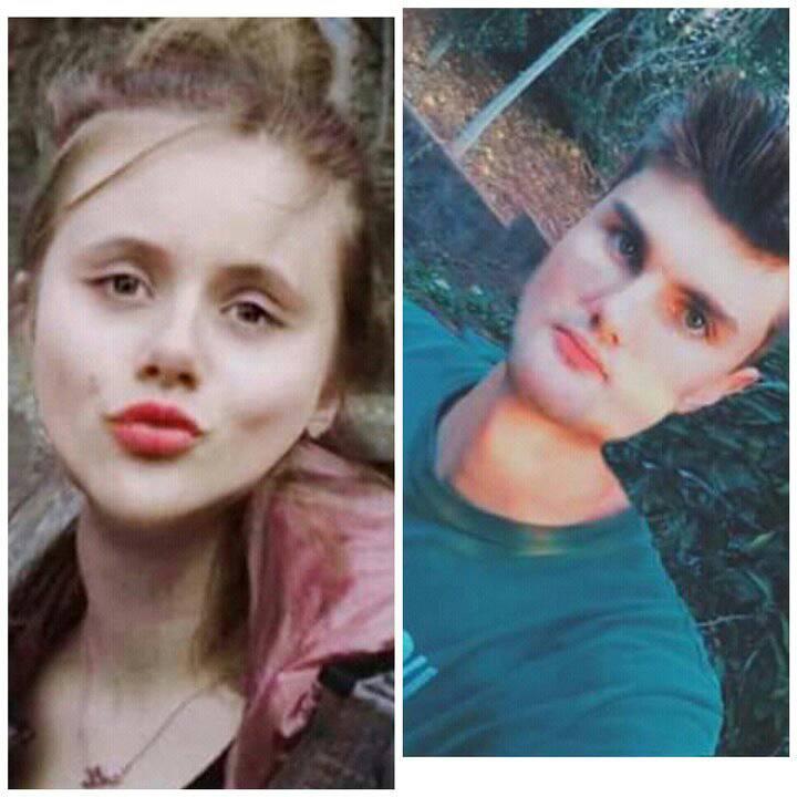 方臉哥「完美正方形臉蛋」超吸睛！幸運脫魯「一看到女友90度直角下顎」3萬人朝聖：最狂夫妻臉