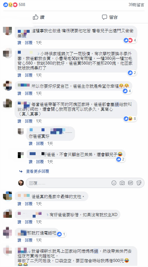 沉默的愛！父北上探望女兒「掏出千元鈔塞給她」　口袋剩10元離去「突然掉頭追上來」她秒掉淚