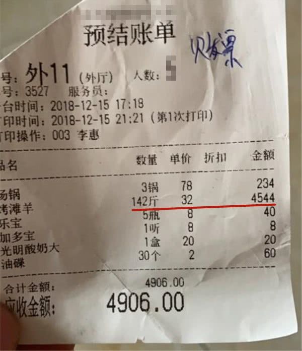男子帶家人去吃烤全羊「吃掉2萬多台幣」，吃前羊重20公斤，吃完賬單上變24公斤：羊還膨脹了？