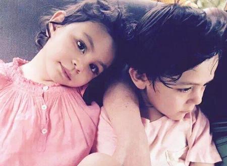 「吳奇隆前妻」嫁洋老公全家福曝光！「7歲混血女兒」齊瀏海萌翻全網  15歲繼女身材超正