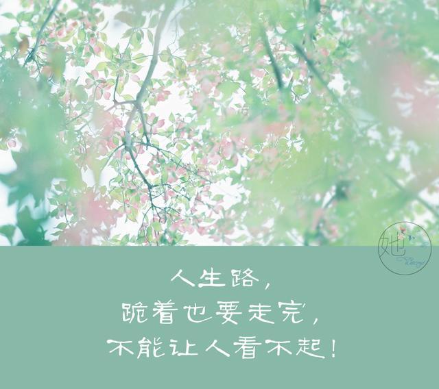 轉給孩子看！人生路靠自己走，再苦再難「跪著也要走完」