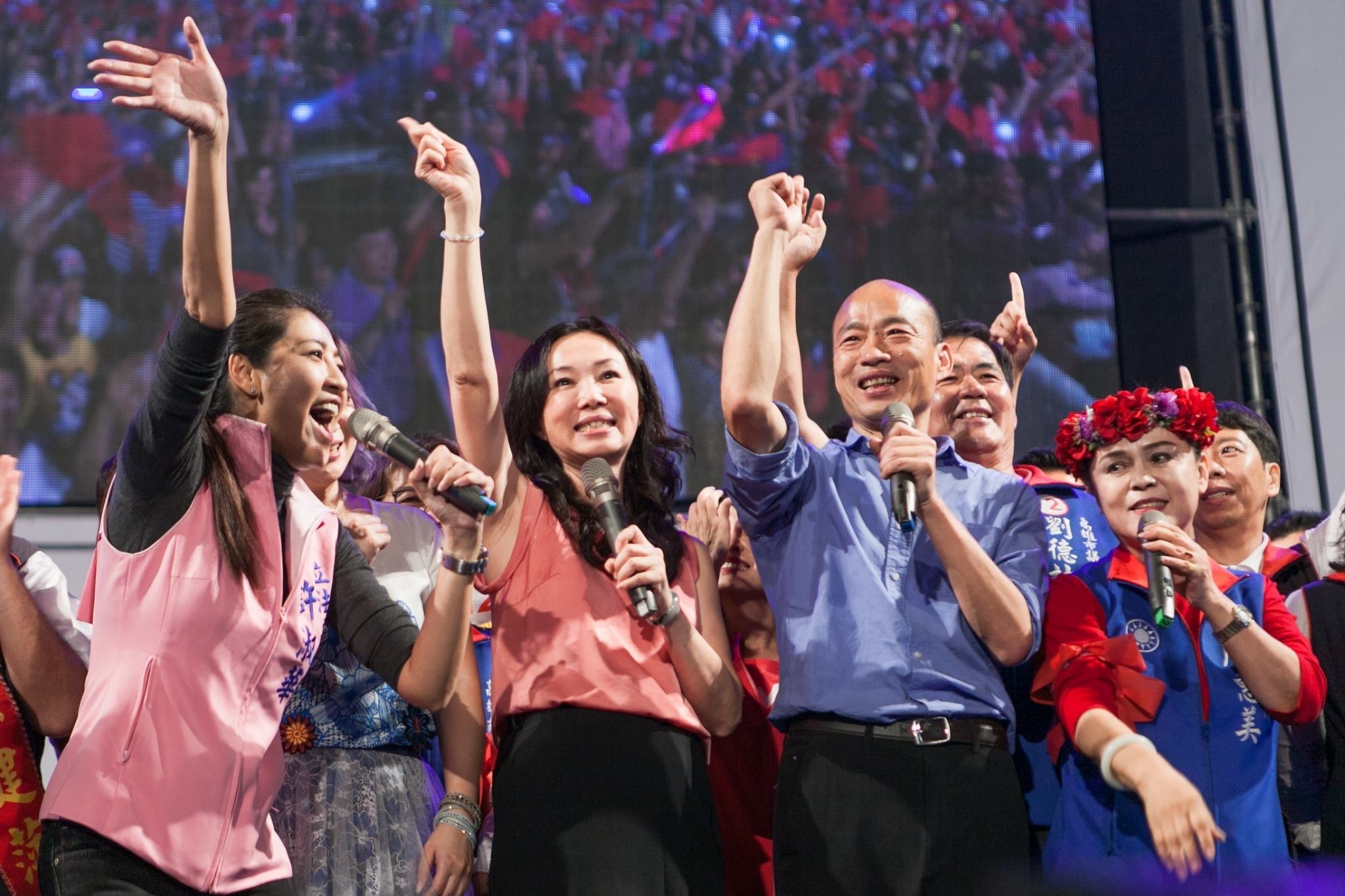 「爸沒選上怎麼辦？」韓冰「六字窩心話」韓國瑜秒融化：謝謝妳陪我打這場仗