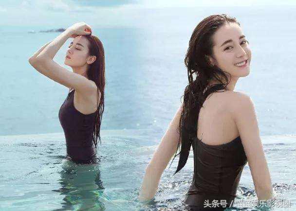 女明星泳裝照：熱巴60分，趙麗穎80分，最後一位120分！