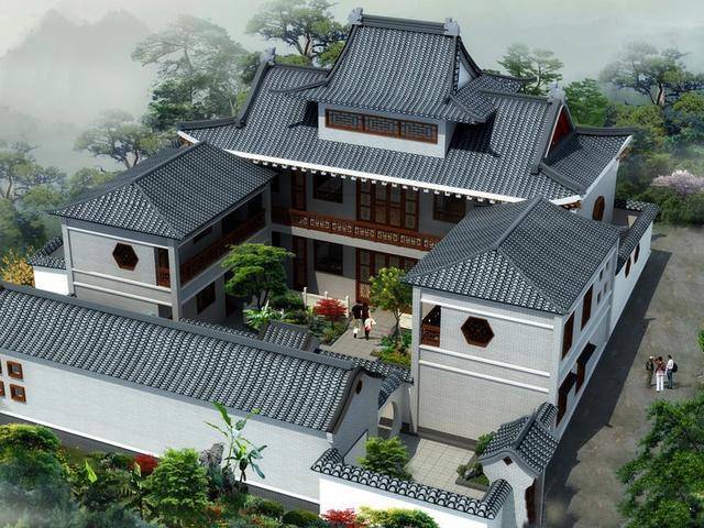 看完這10套「中式四合院」，其他的別墅都不值一提，完爆他們！