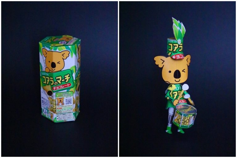 他吃完零食靈機一動「小熊餅乾盒→超萌小鼓手」！品客叔叔「巧手一變成韓系美男團」萬人讚翻