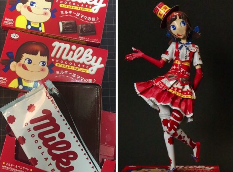 他吃完零食靈機一動「小熊餅乾盒→超萌小鼓手」！品客叔叔「巧手一變成韓系美男團」萬人讚翻