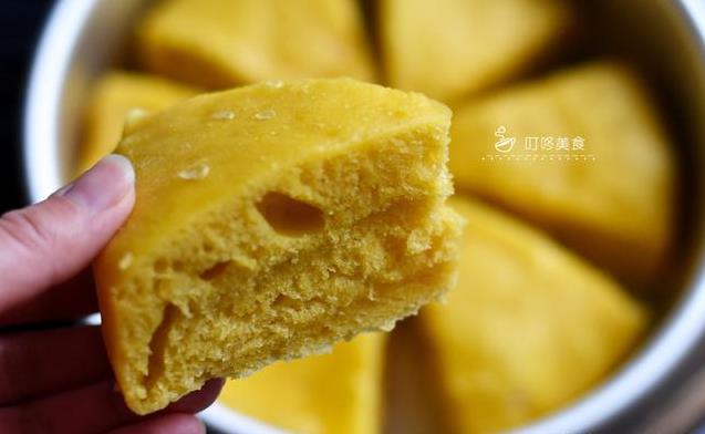 「1碗麵粉1塊南瓜」2分鐘學會做發糕「手不碰麵就做好」0添加0失敗