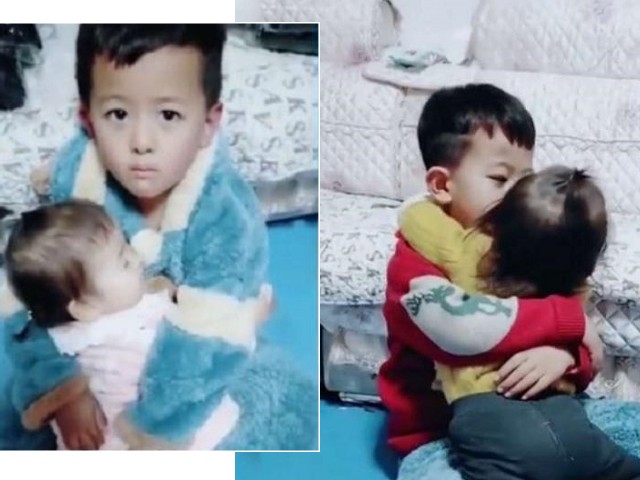 6歲哥哥「變身寵妹狂魔」！妹妹犯錯他霸氣抵擋「不許打我妹妹」  網友笑讚：以後妹夫壓力很大～