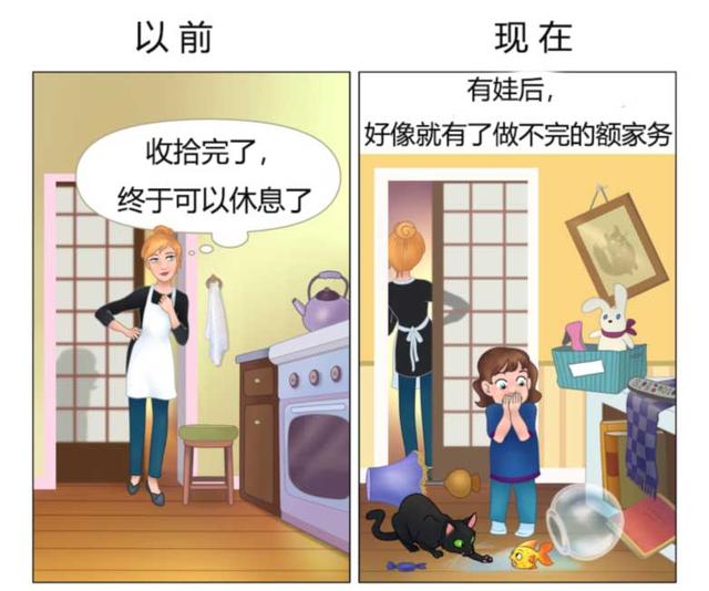 10張爆笑漫畫告訴你，女人生孩子前後的「10大改變」，你中了幾個？