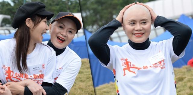 女星剃光頭陪好友抗病！「曾有抑鬱症」今成立基金會散播力量 幫助藍潔瑛感嘆「只有自己能救」