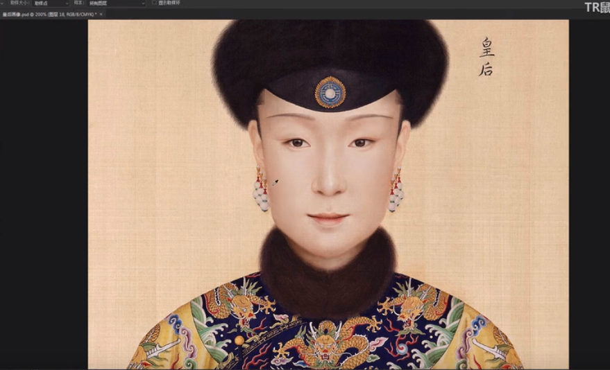 清朝娘娘回春啦！PS大神「神修復富察皇后美貌」　一看到慈禧太后「滿臉細紋→氣質女神」全網戀愛❤