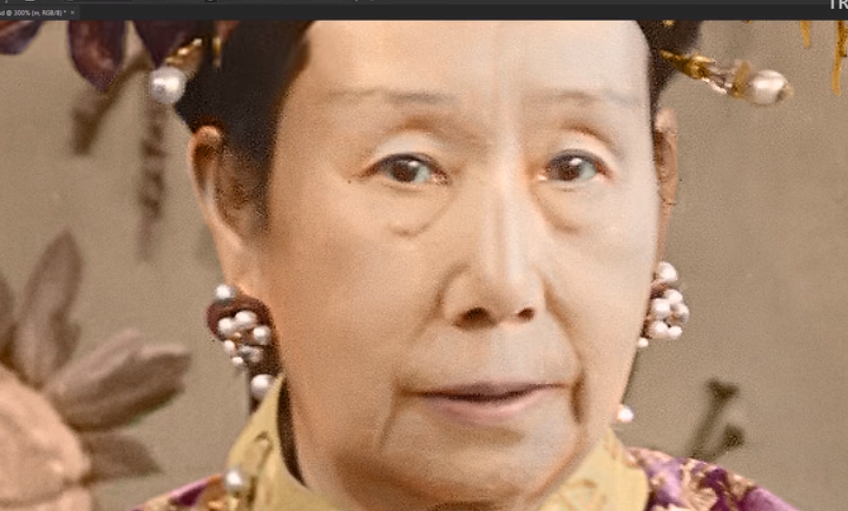 清朝娘娘回春啦！PS大神「神修復富察皇后美貌」　一看到慈禧太后「滿臉細紋→氣質女神」全網戀愛❤