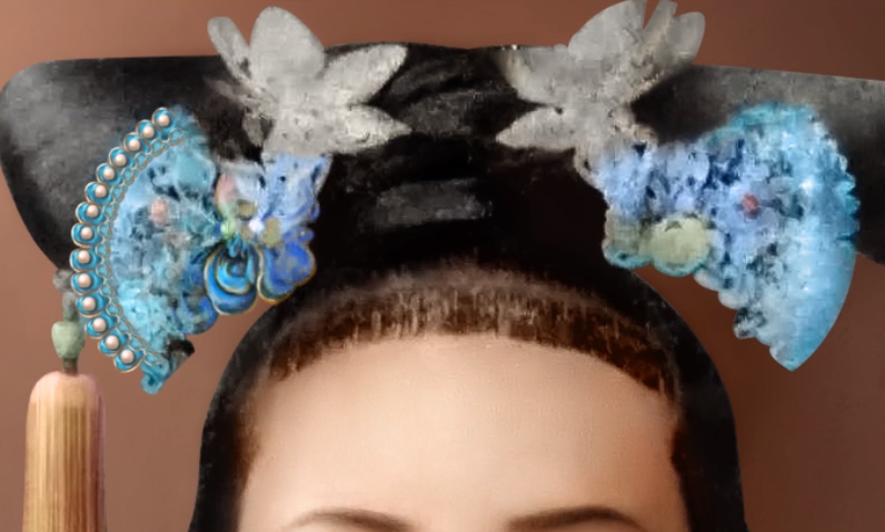 清朝娘娘回春啦！PS大神「神修復富察皇后美貌」　一看到慈禧太后「滿臉細紋→氣質女神」全網戀愛❤