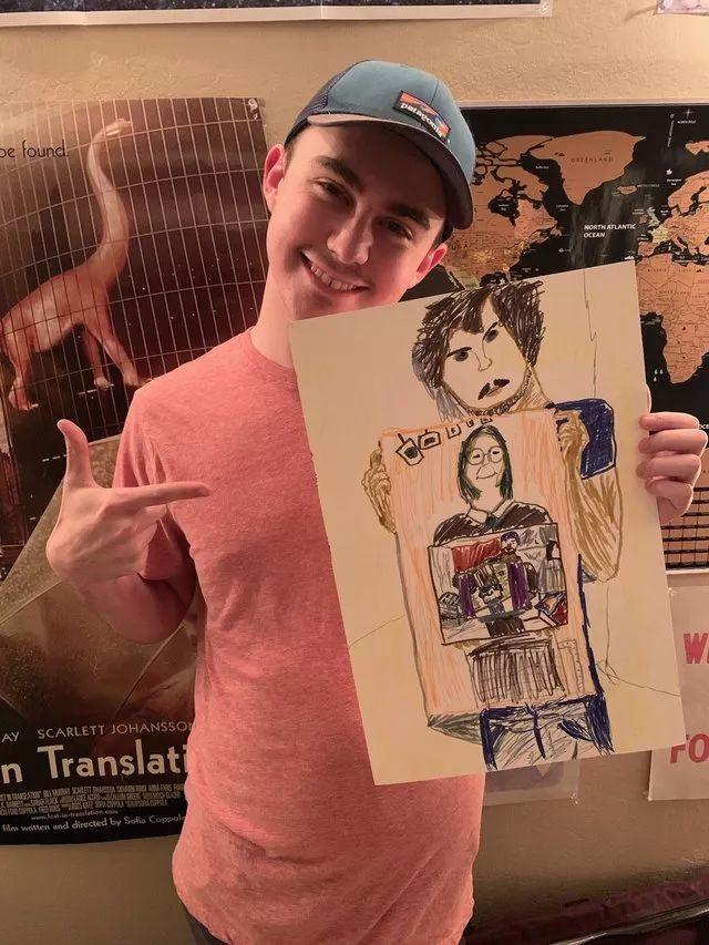 媽媽「不滿意」的畫被兒子傳到網上，兩天後，網路瘋傳...「愛的鼓勵和遊戲」根本停不下來！