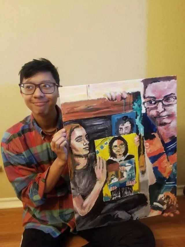 媽媽「不滿意」的畫被兒子傳到網上，兩天後，網路瘋傳...「愛的鼓勵和遊戲」根本停不下來！