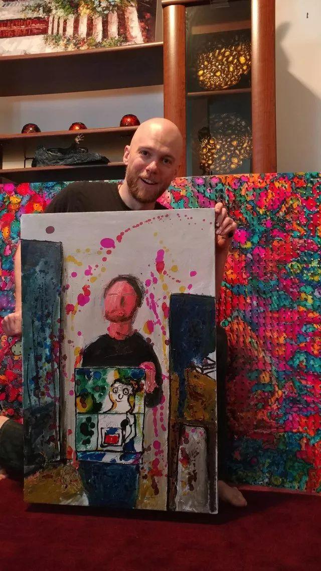 媽媽「不滿意」的畫被兒子傳到網上，兩天後，網路瘋傳...「愛的鼓勵和遊戲」根本停不下來！