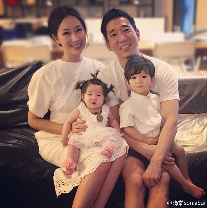 隋棠昔曬「三代同框」慶女兒生日！高顏兒女萌翻眾人　網友焦點卻全在「爺孫合照」